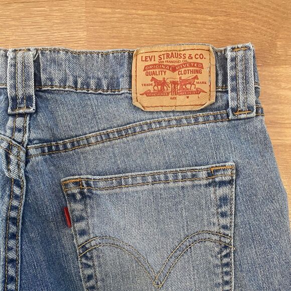 Levi’s Jeans Low Slouch Flare Distressed Women’s 7/M Preppy Y2K pants - Picture 9 of 12